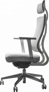 Кресло FALTO X TRANS XTR-11WAL-AL-GY Спинка серая/сидение серое/Каркас белый - 2