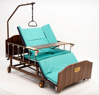 Кровать механич. BLY-1 (MET REMEKS XL) 17003 с переворотом, т/у с левой стороны, с матрасом и столиком - 1